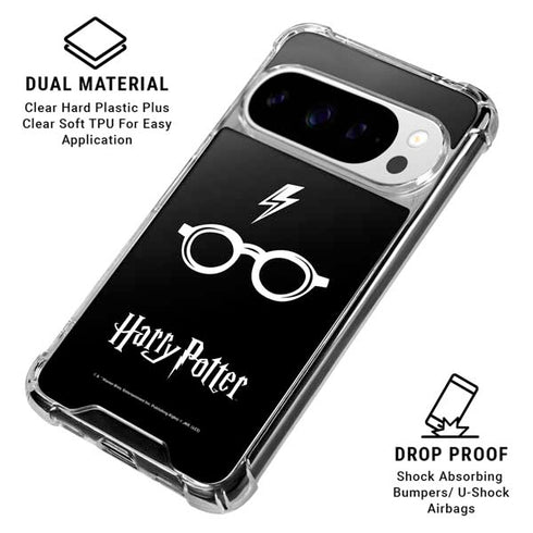 Wizarding World Harry Potter Scar and Glasses Google Pixel 10 Pro XL Clear Case